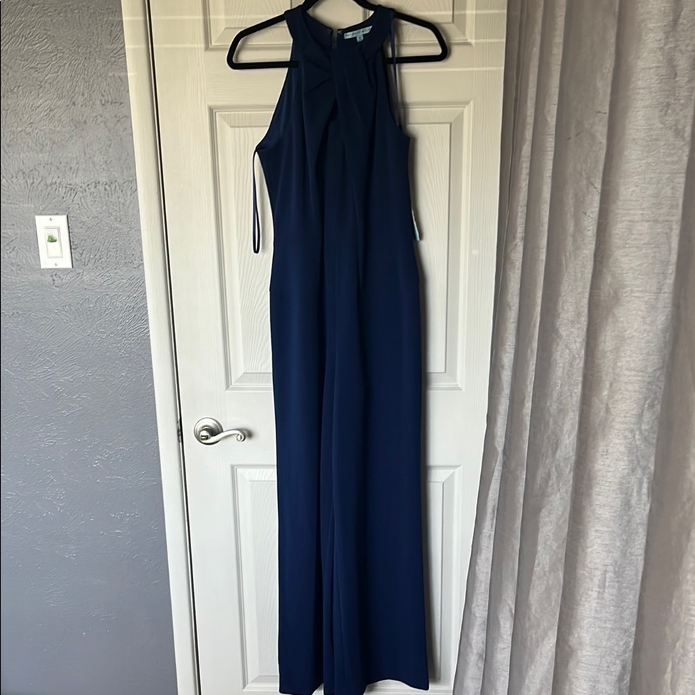 Antonio Melani - Elegant Navy Blue Jumpsuit
